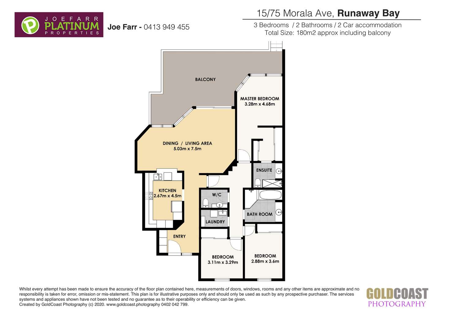 Floorplan of Homely apartment listing, 15/75 Morala Avenue, Runaway Bay QLD 4216