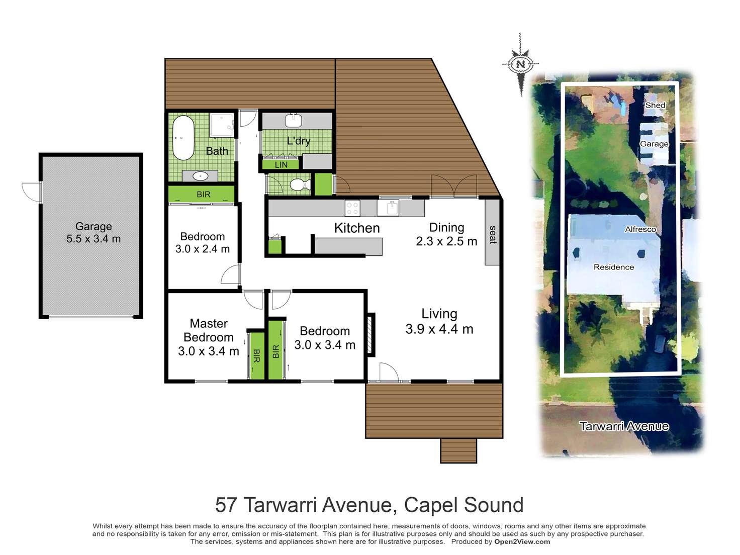 Floorplan of Homely house listing, 57 Tarwarri Avenue, Capel Sound VIC 3940