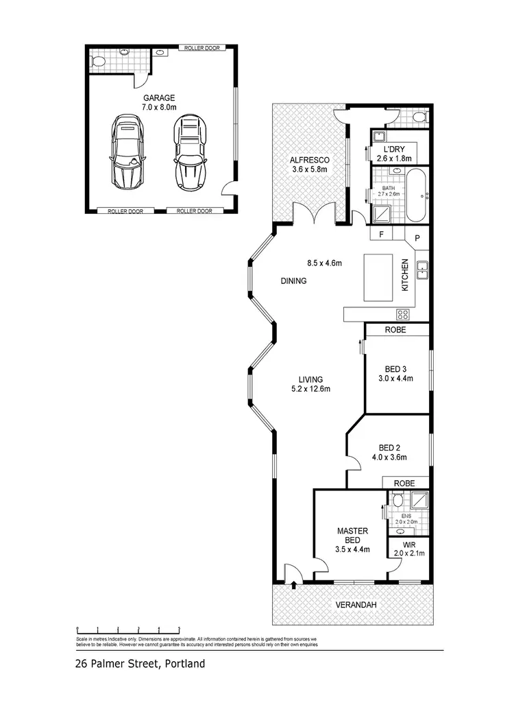 Floorplan of Homely house listing, 26 Palmer Street, Portland VIC 3305
