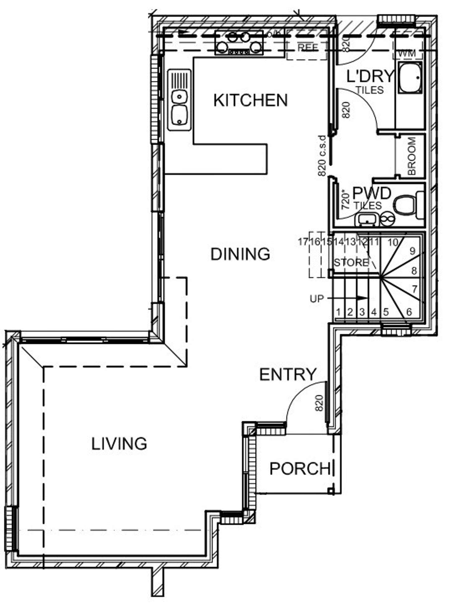 Floorplan of Homely townhouse listing, 5/225 Waiora Road, Heidelberg West VIC 3081