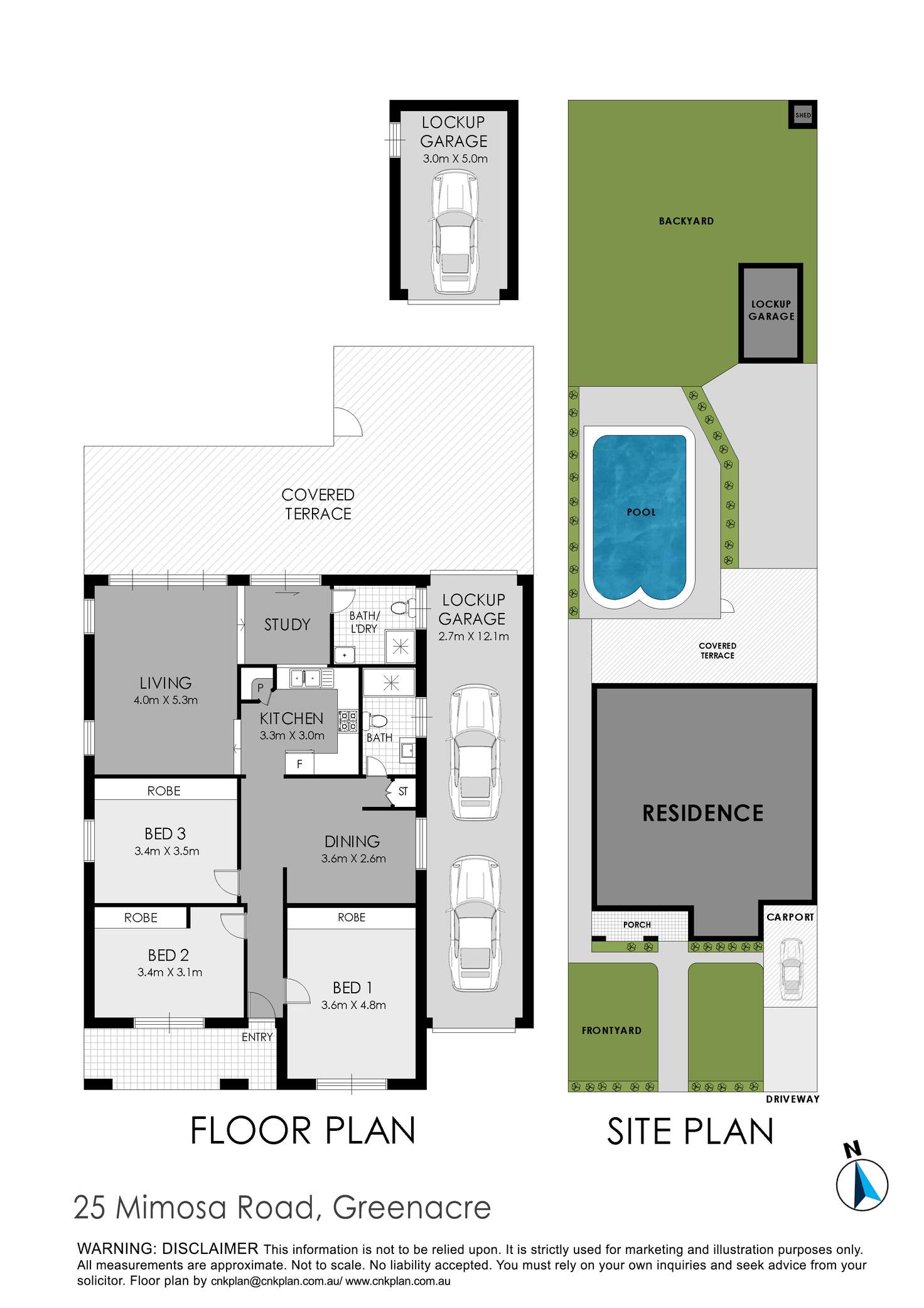 Floorplan of Homely house listing, 25 Mimosa Road, Greenacre NSW 2190