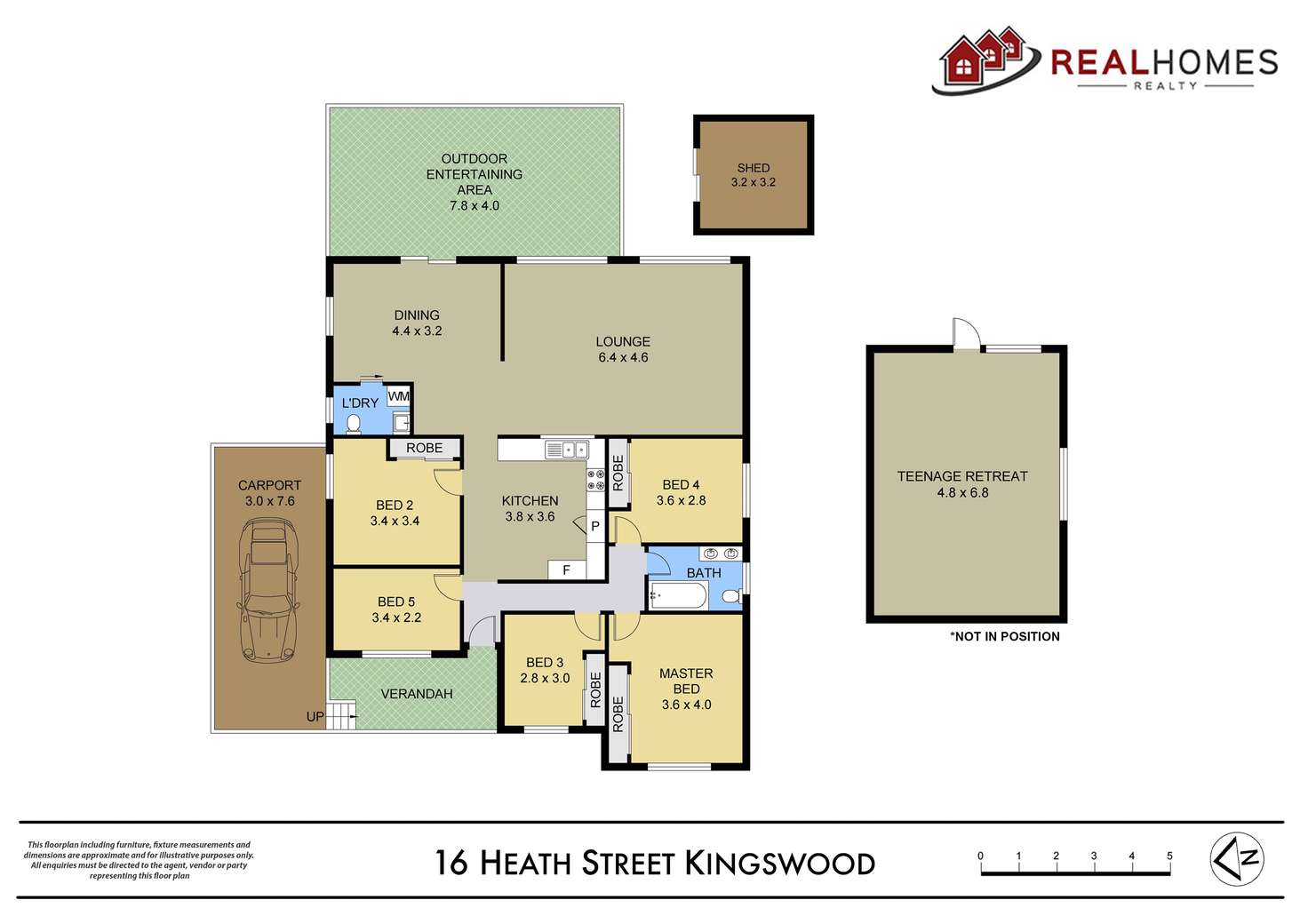 Floorplan of Homely house listing, 16 Heath st, Kingswood NSW 2747