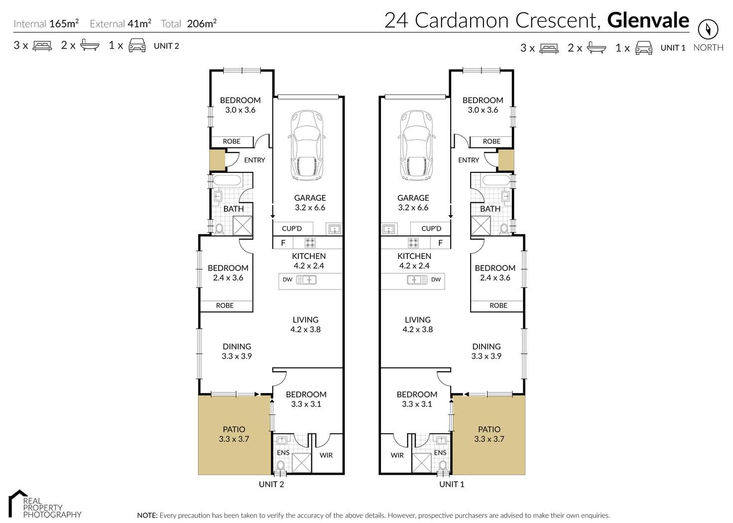 Floorplan of Homely semiDetached listing, 24 Cardamon Crescent, Glenvale QLD 4350