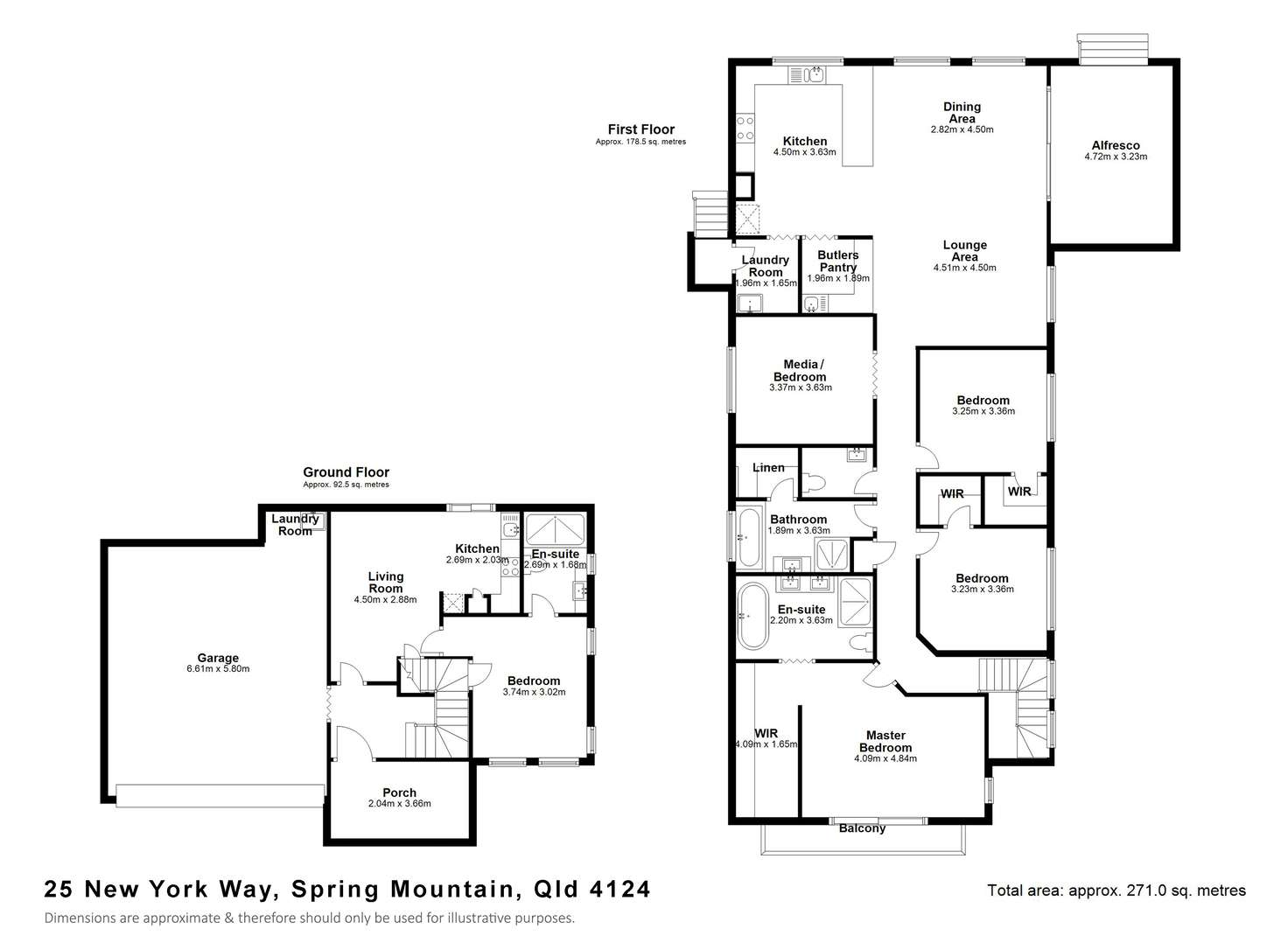 Floorplan of Homely house listing, 25 New York Way, Ipswich QLD 4305