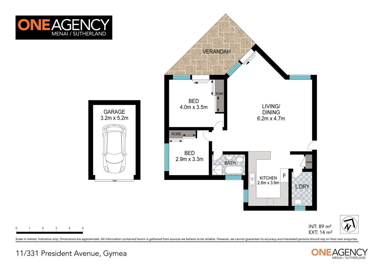 Floorplan of Homely unit listing, 11/331 President Avenue, Gymea NSW 2227