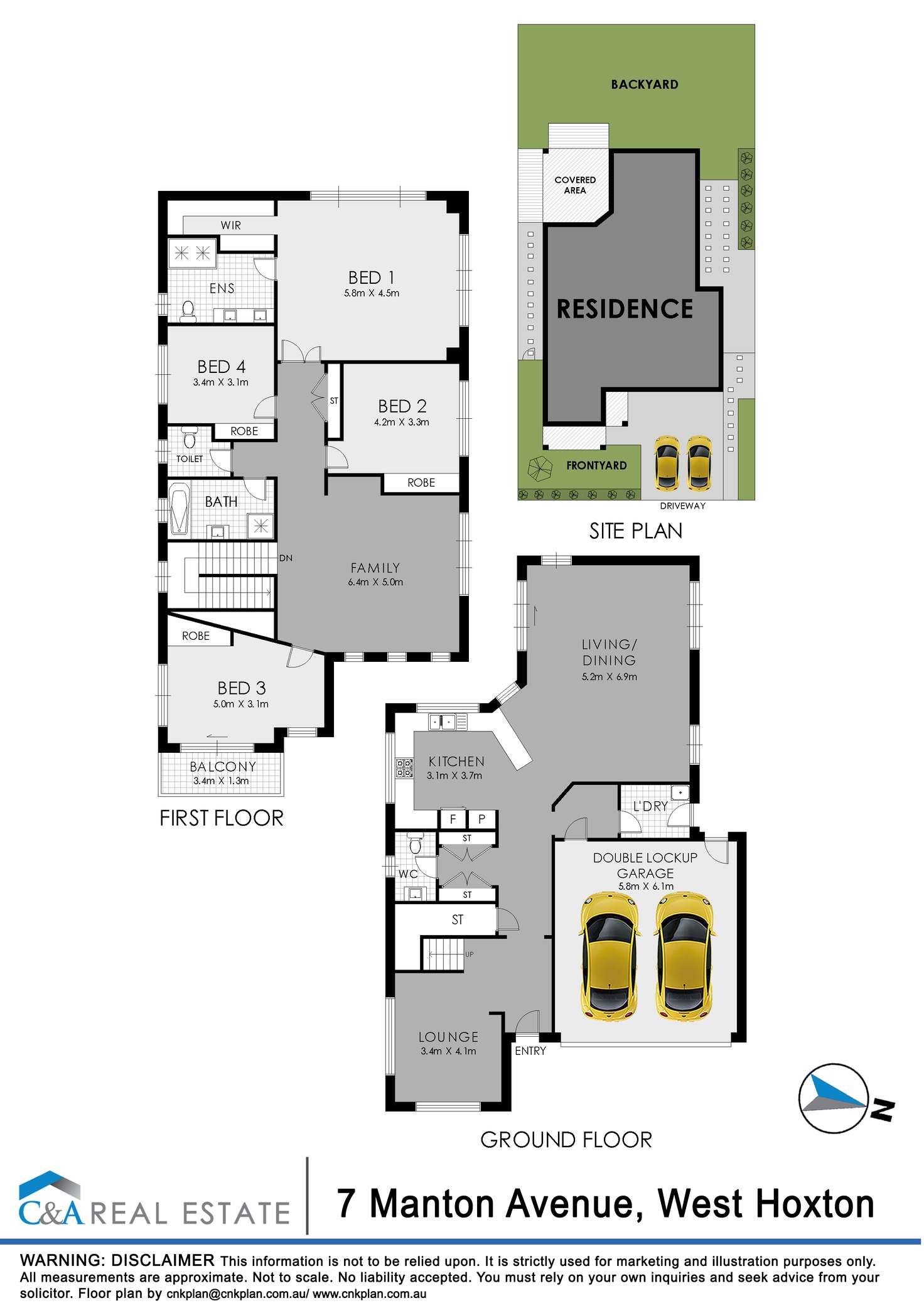 Floorplan of Homely house listing, 7 Manton Avenue, West Hoxton NSW 2171