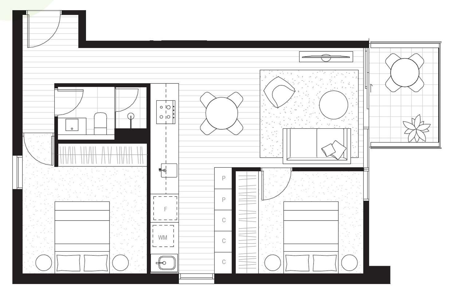 Floorplan of Homely apartment listing, 2708/29 Angas Street, Adelaide SA 5000