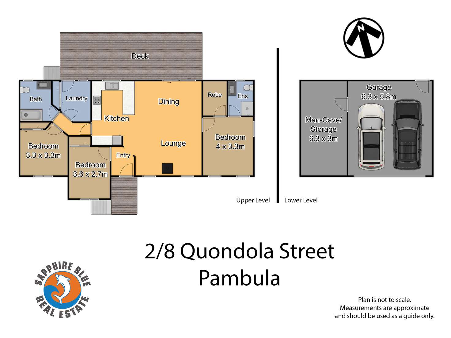 Floorplan of Homely villa listing, 2/8 Quondola Street, Pambula NSW 2549