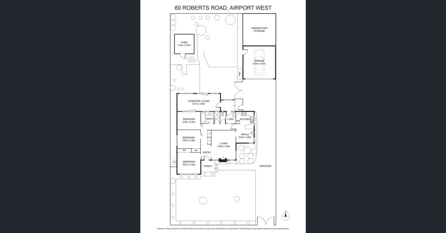 Floorplan of Homely house listing, 60 Roberts Road, Airport West VIC 3042