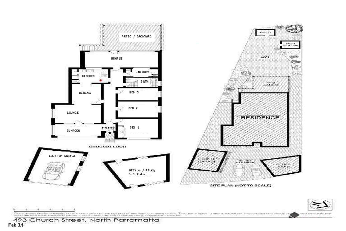 Floorplan of Homely house listing, 493 Church Street, North Parramatta NSW 2151