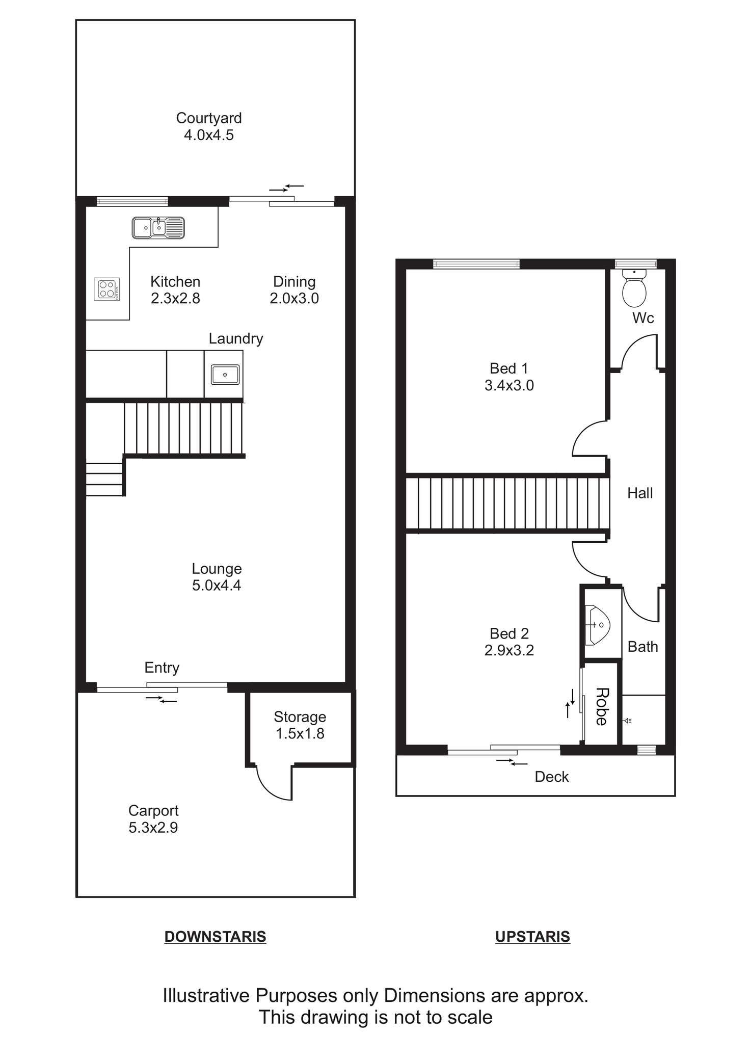Floorplan of Homely unit listing, 8/17 Sandown Close, Woree QLD 4868