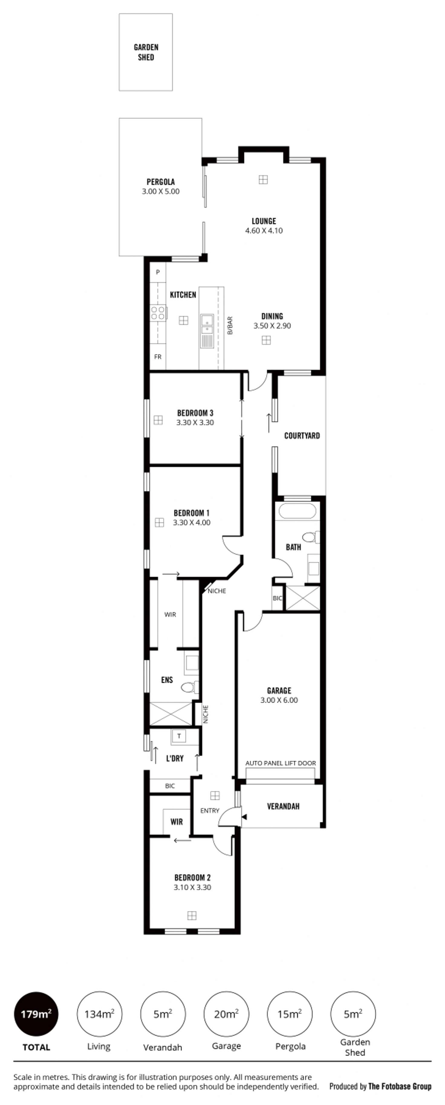 Floorplan of Homely house listing, 10B Grivell Street, Campbelltown SA 5074