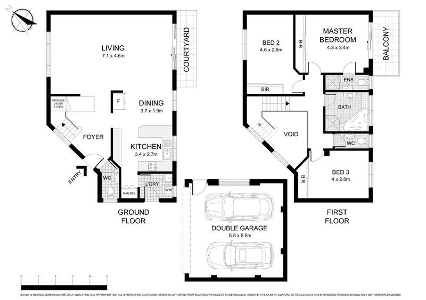 Floorplan of Homely townhouse listing, 1/35 Menai Road, Bangor NSW 2234