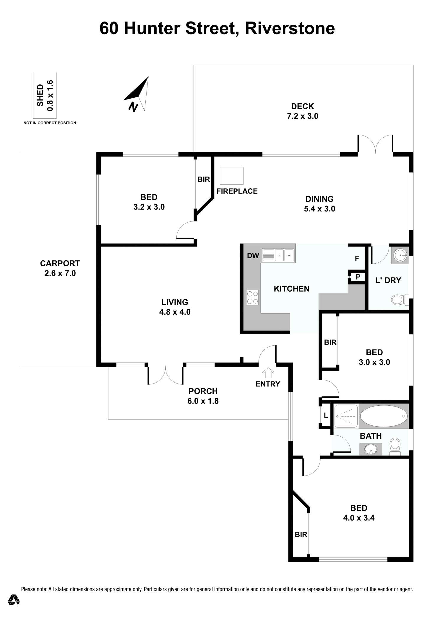 Floorplan of Homely house listing, 60 Hunter Street, Riverstone NSW 2765