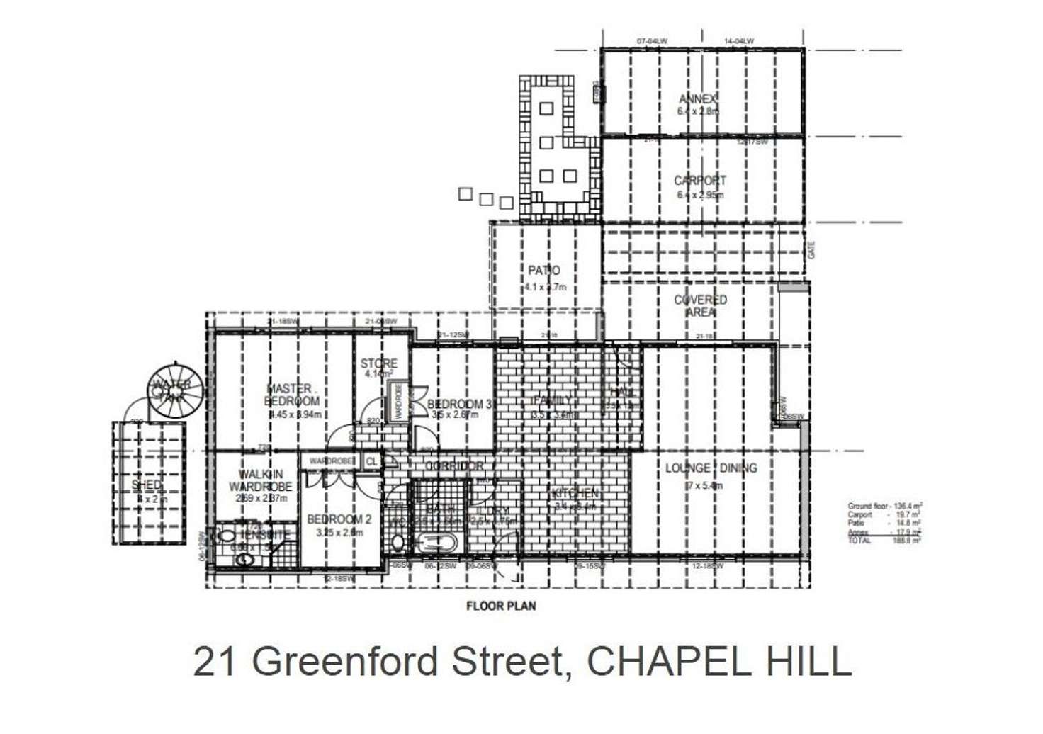 Floorplan of Homely house listing, 21 Greenford Street, Chapel Hill QLD 4069