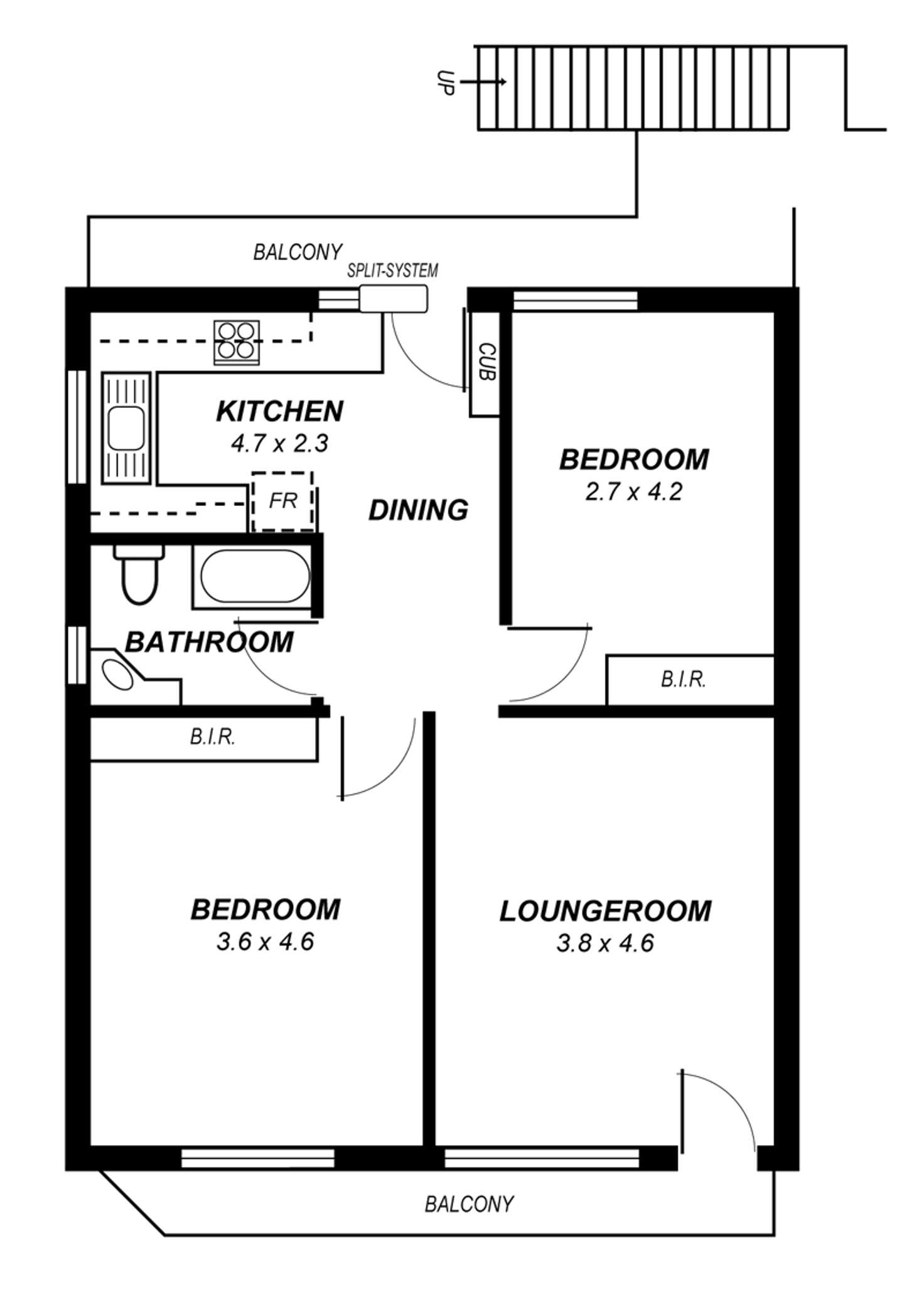 Floorplan of Homely unit listing, 3/2 Davis Street (The Laurels), Norwood SA 5067