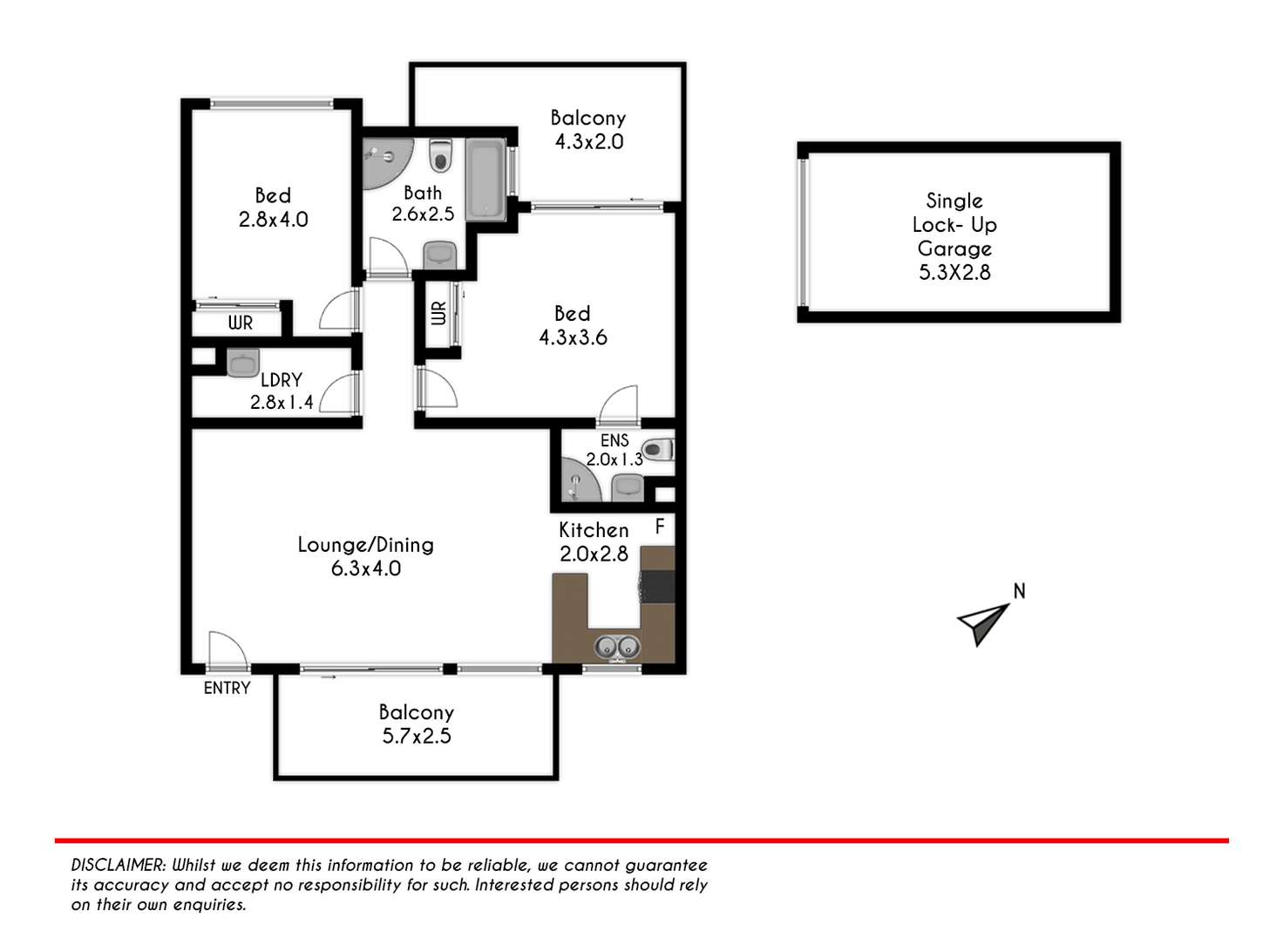 Floorplan of Homely apartment listing, 10/4-8 Burford Street, Merrylands NSW 2160