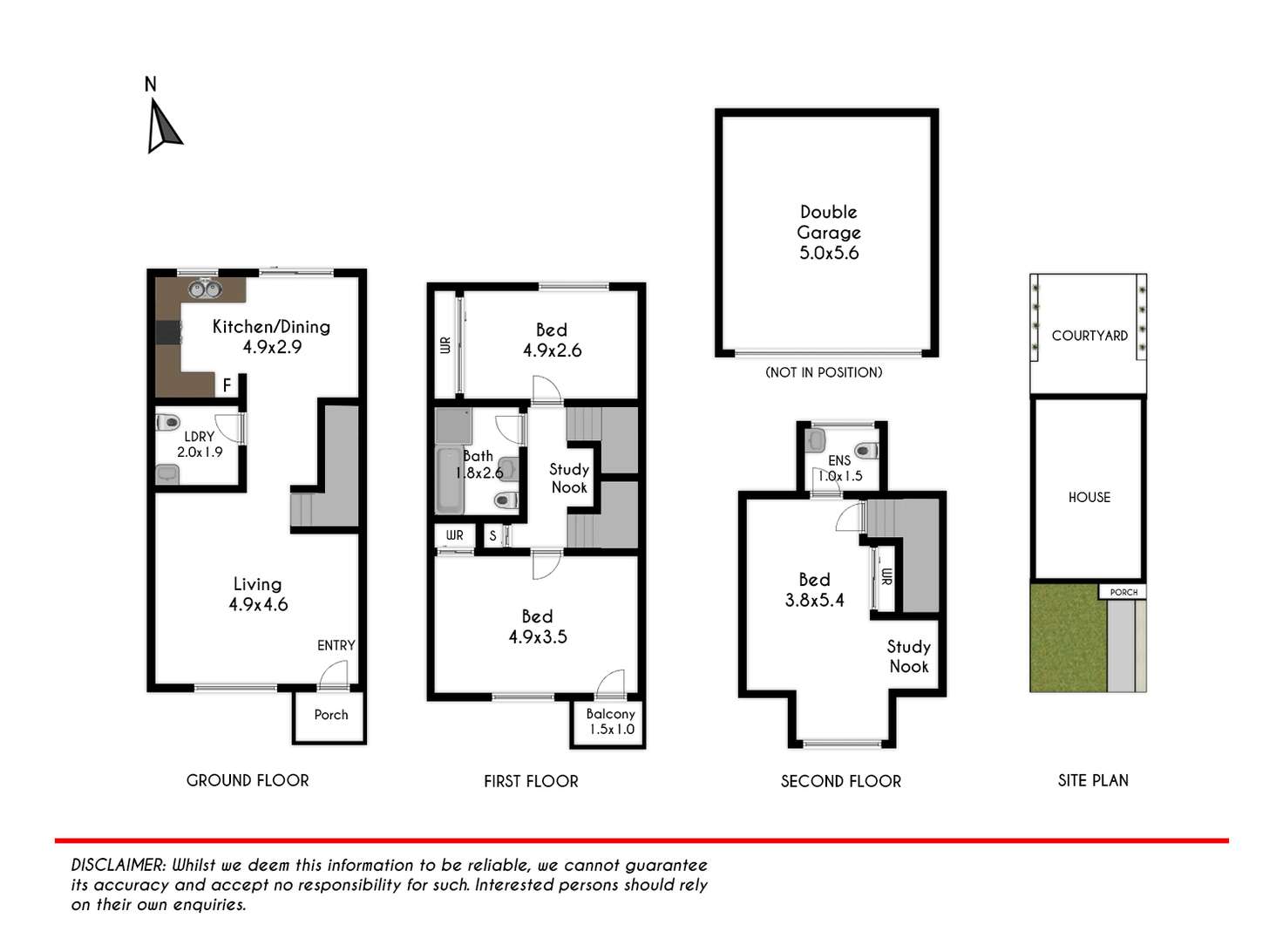 Floorplan of Homely townhouse listing, 3/102-104 Lackey Street, Merrylands NSW 2160