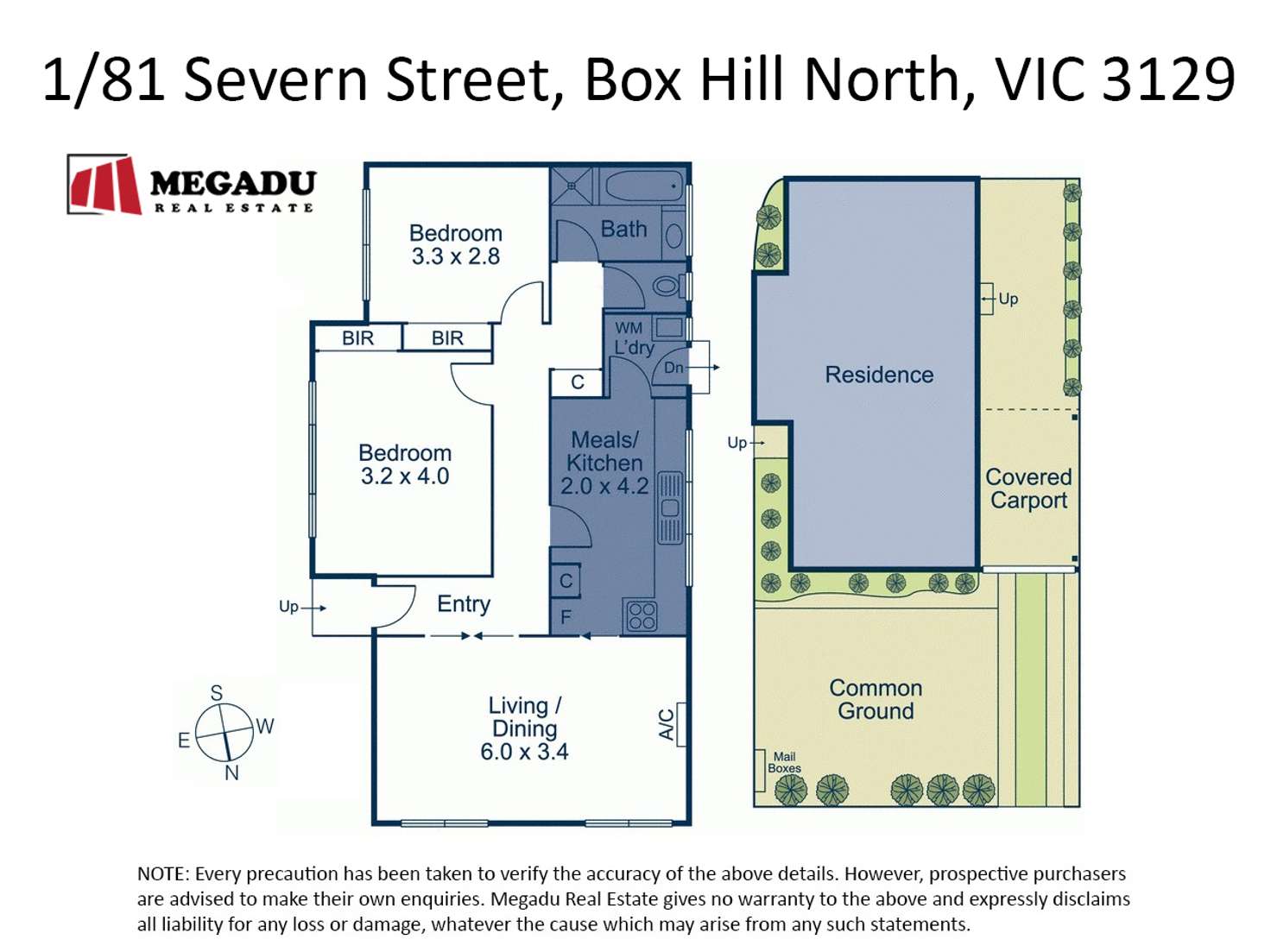 Floorplan of Homely unit listing, 1/81 SEVERN STREET, Box Hill North VIC 3129