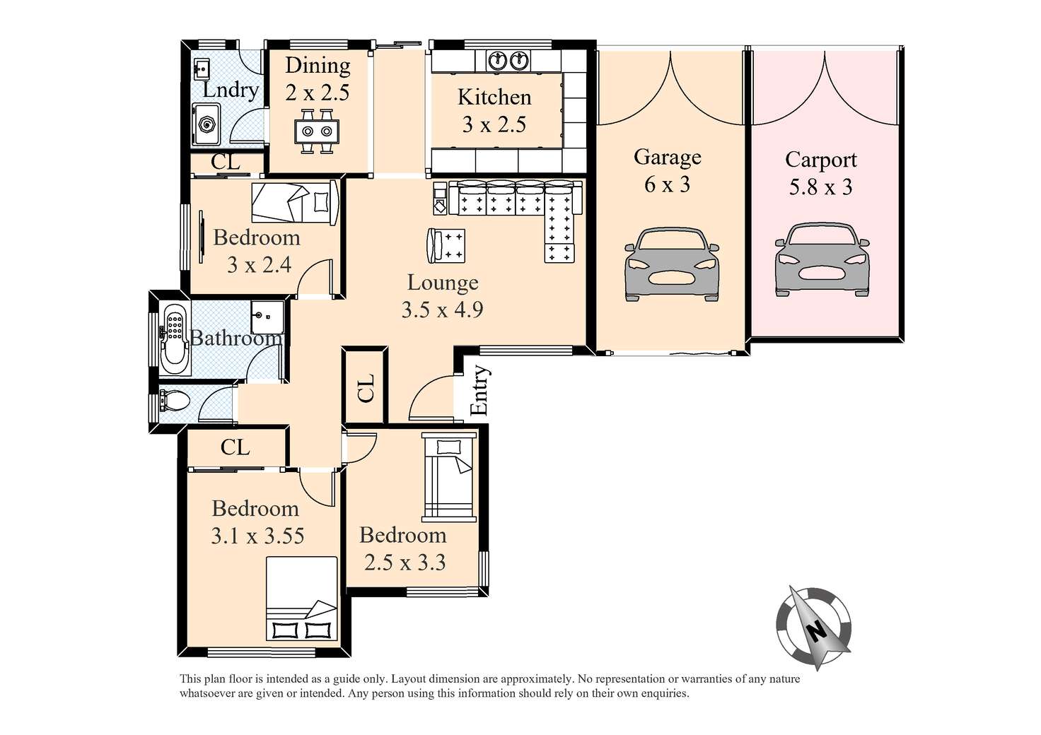 Floorplan of Homely house listing, 13 Wonnai Place, Claremont Meadows NSW 2747