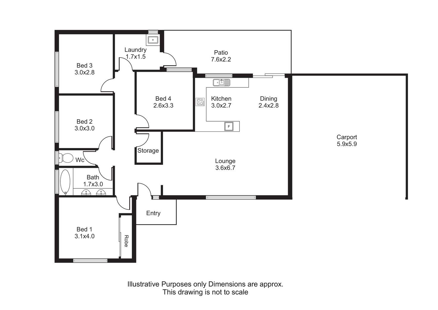 Floorplan of Homely house listing, 22 Damson Drive, Redlynch QLD 4870