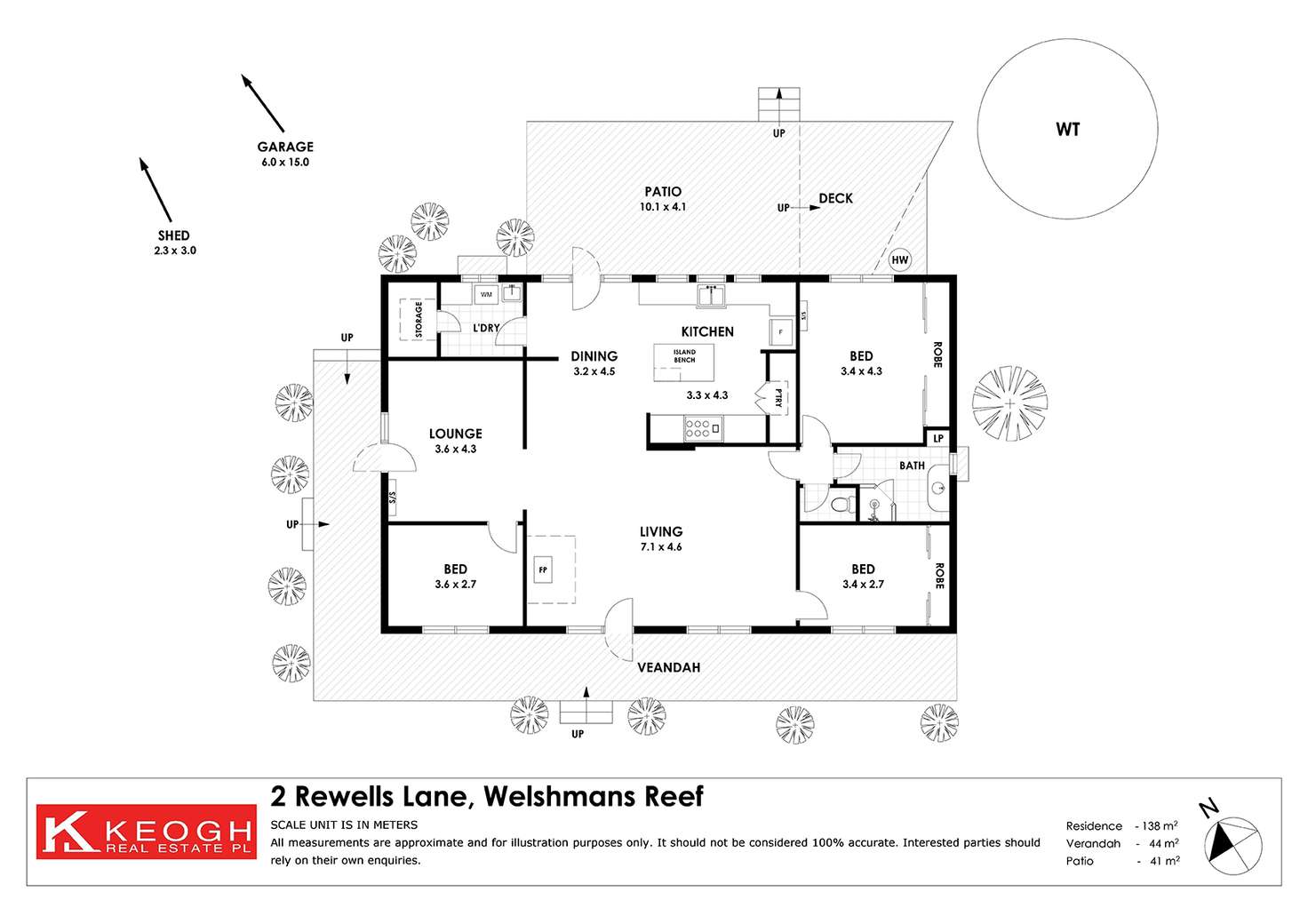 Floorplan of Homely house listing, 2 Rewells Lane, Welshmans Reef VIC 3462