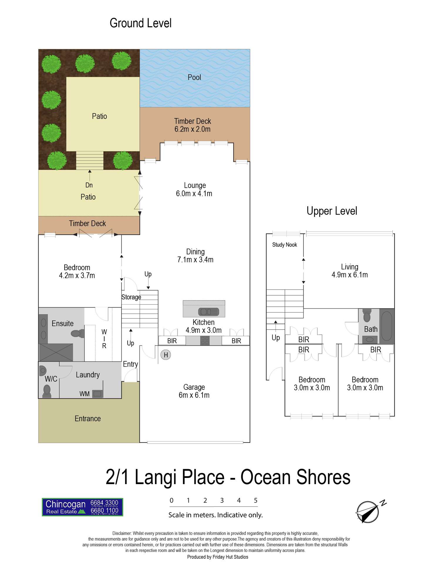 Floorplan of Homely house listing, 2/1 Langi Place, Ocean Shores NSW 2483