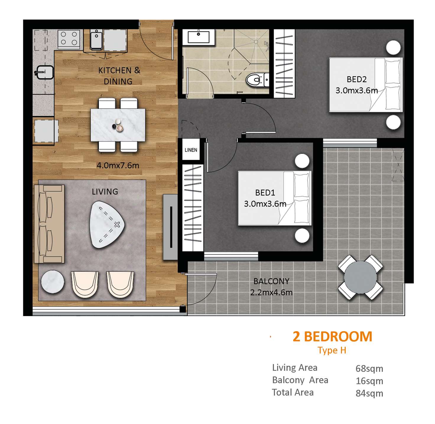 Floorplan of Homely apartment listing, 608/297 Pirie Street, Adelaide SA 5000