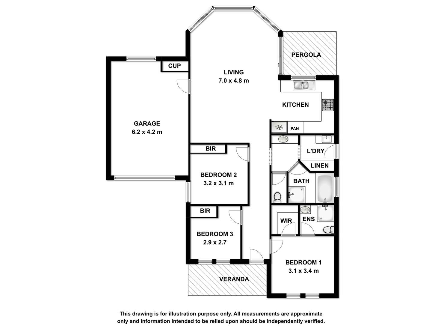 Floorplan of Homely house listing, 36B Wehl Street North, Mount Gambier SA 5290