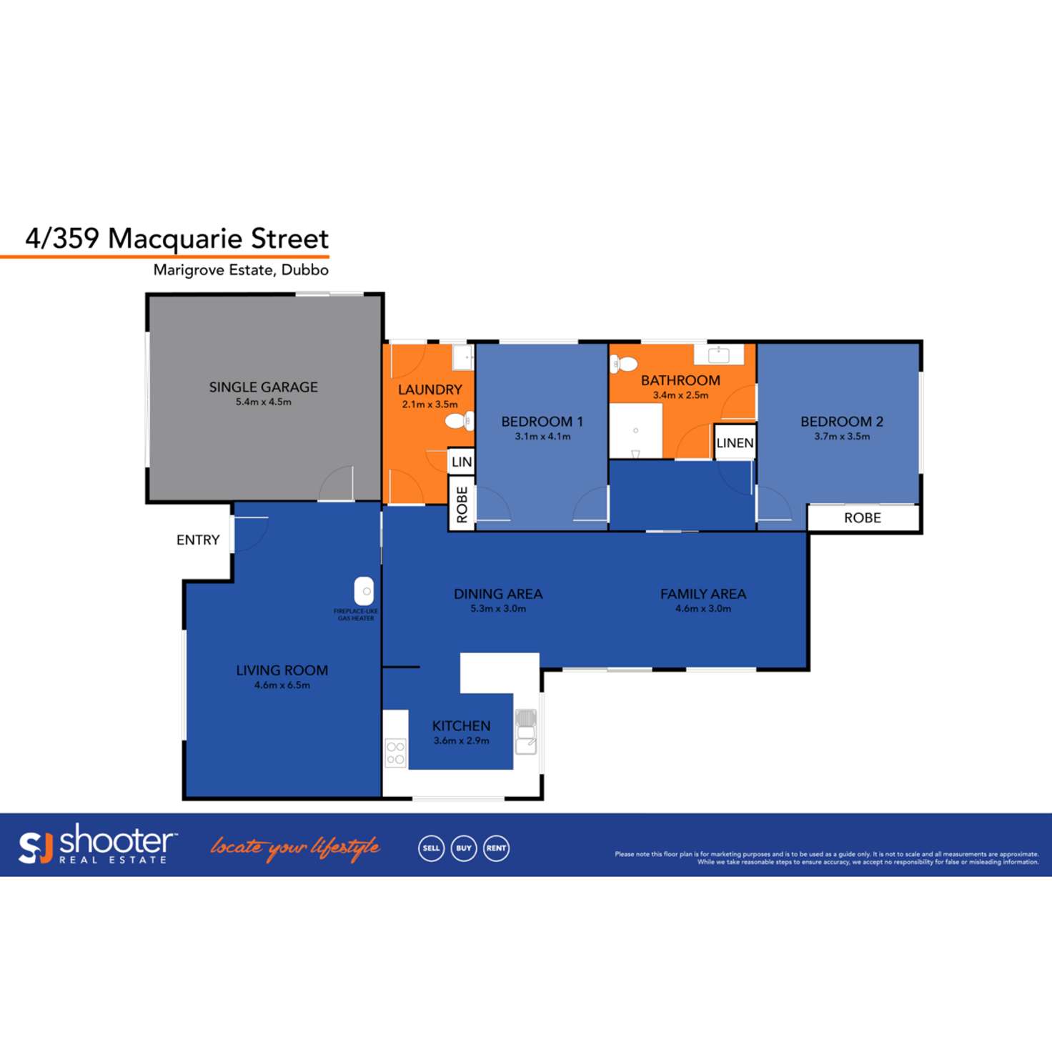 Floorplan of Homely villa listing, 4/359 Macquarie Street, Dubbo NSW 2830