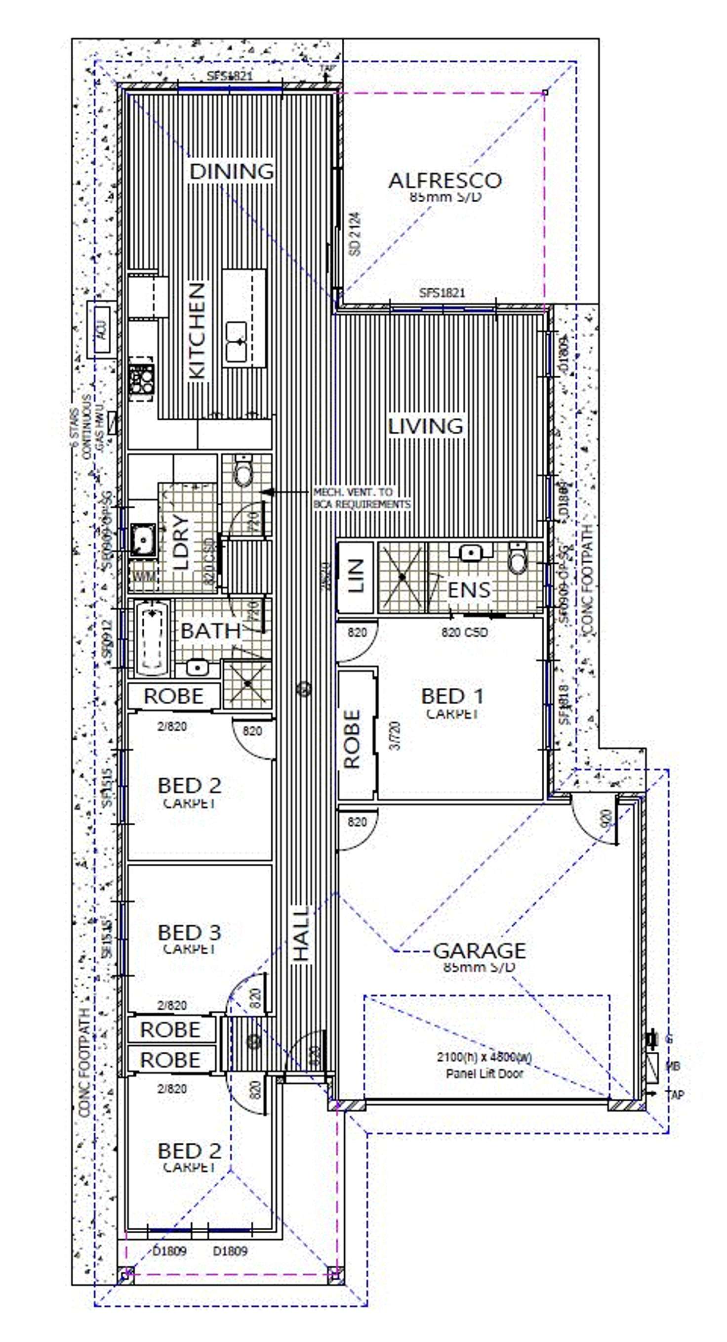 Floorplan of Homely house listing, 117 Boundary Road, Dubbo NSW 2830