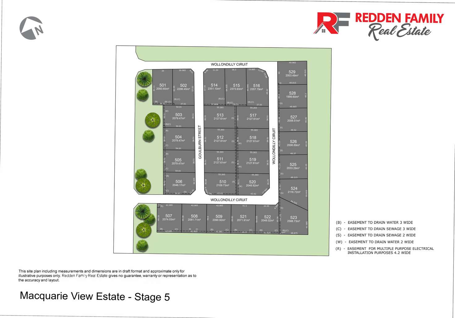 Floorplan of Homely residentialLand listing, Macquarie View Estate Hennessy Drive, Dubbo NSW 2830