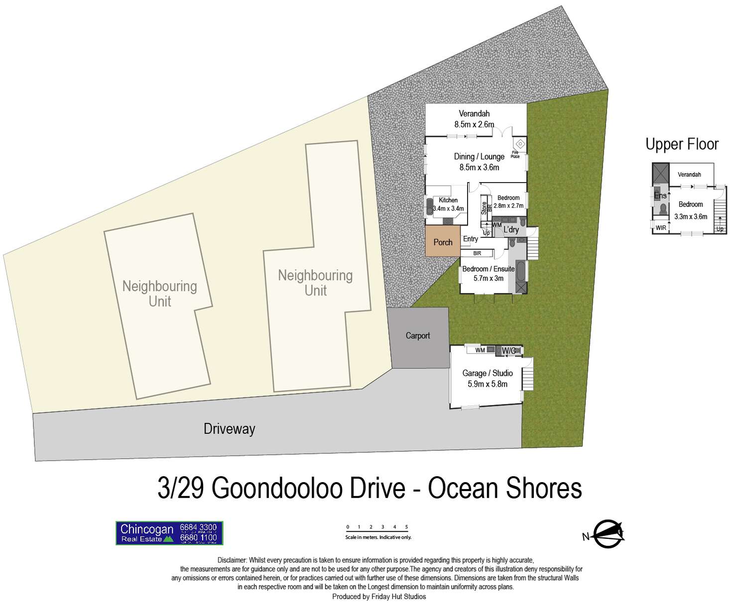 Floorplan of Homely house listing, 3/29 Goondooloo Drive, Ocean Shores NSW 2483