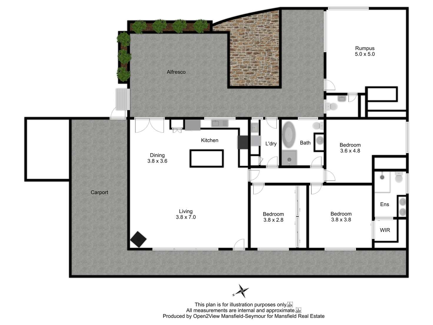 Floorplan of Homely house listing, 22 Reynolds Street, Mansfield VIC 3722