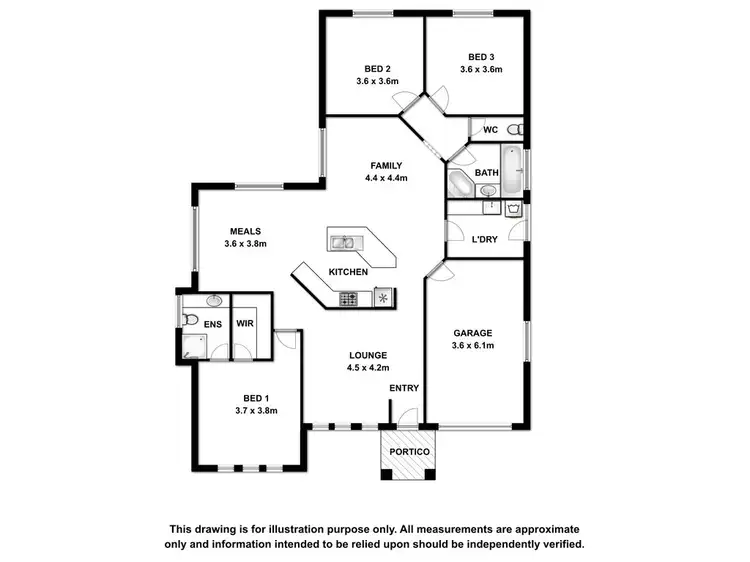 Floorplan of Homely house listing, 7 Arthur Street, Beachport SA 5280
