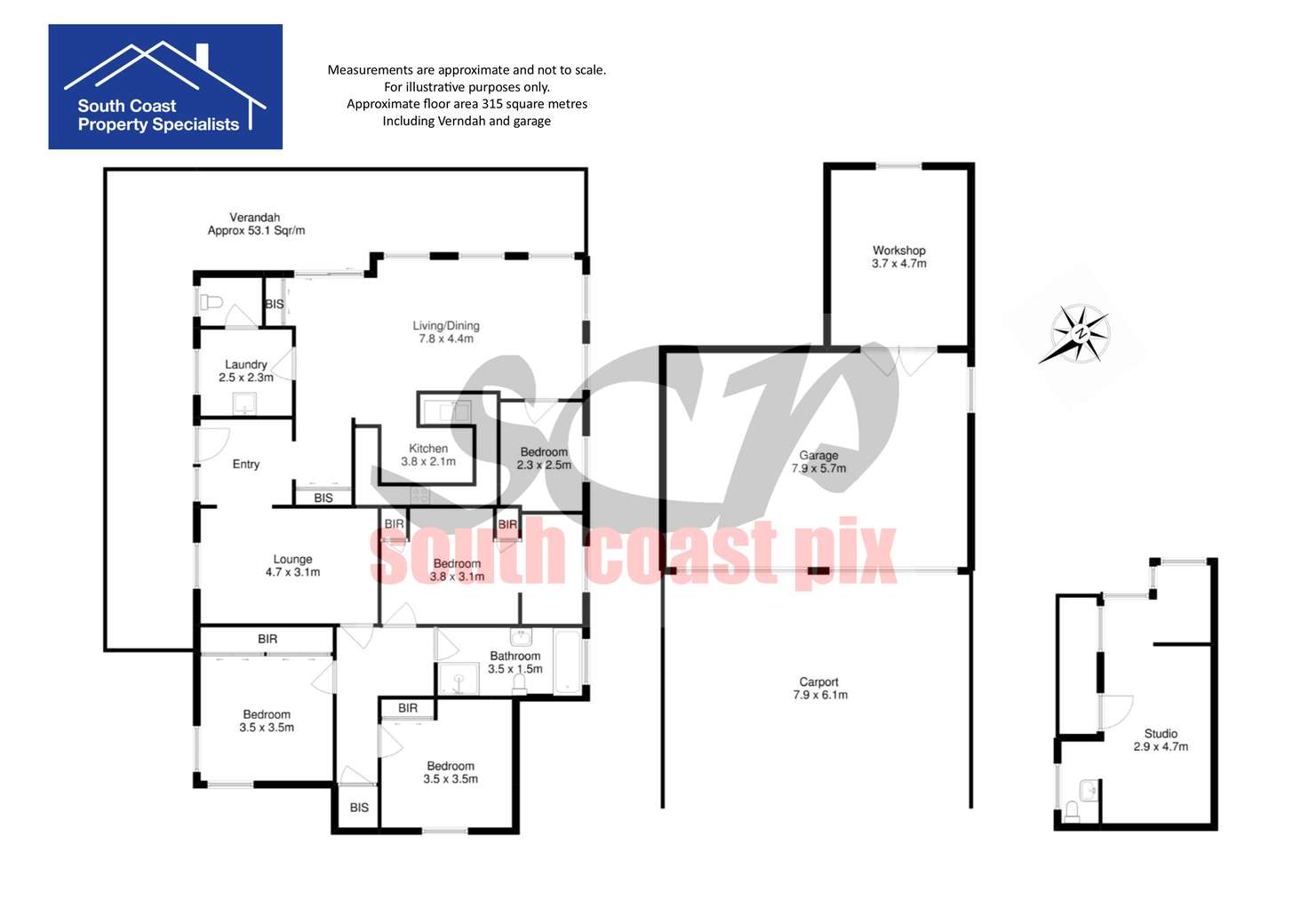 Floorplan of Homely house listing, 1-3 South Street, Batemans Bay NSW 2536