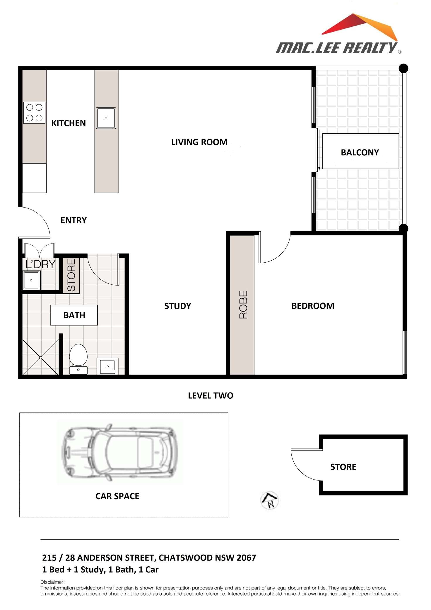 Floorplan of Homely apartment listing, 215/28-30 Anderson Street, Chatswood NSW 2067