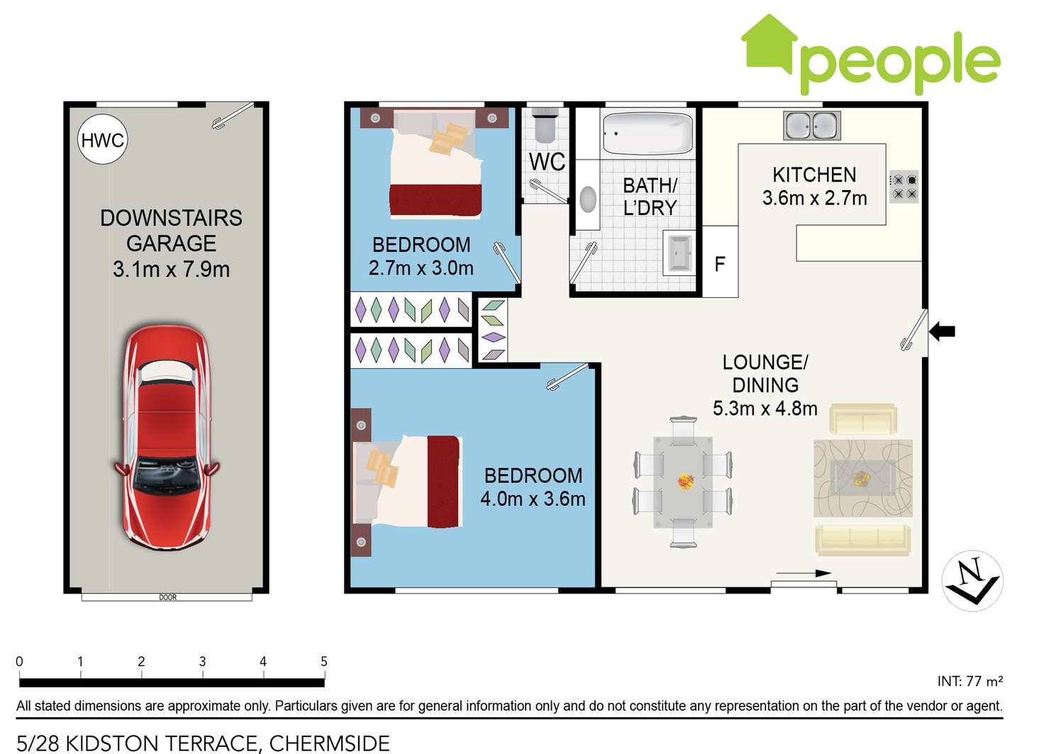 Floorplan of Homely unit listing, 5/28 Kidston Terrace, Chermside QLD 4032