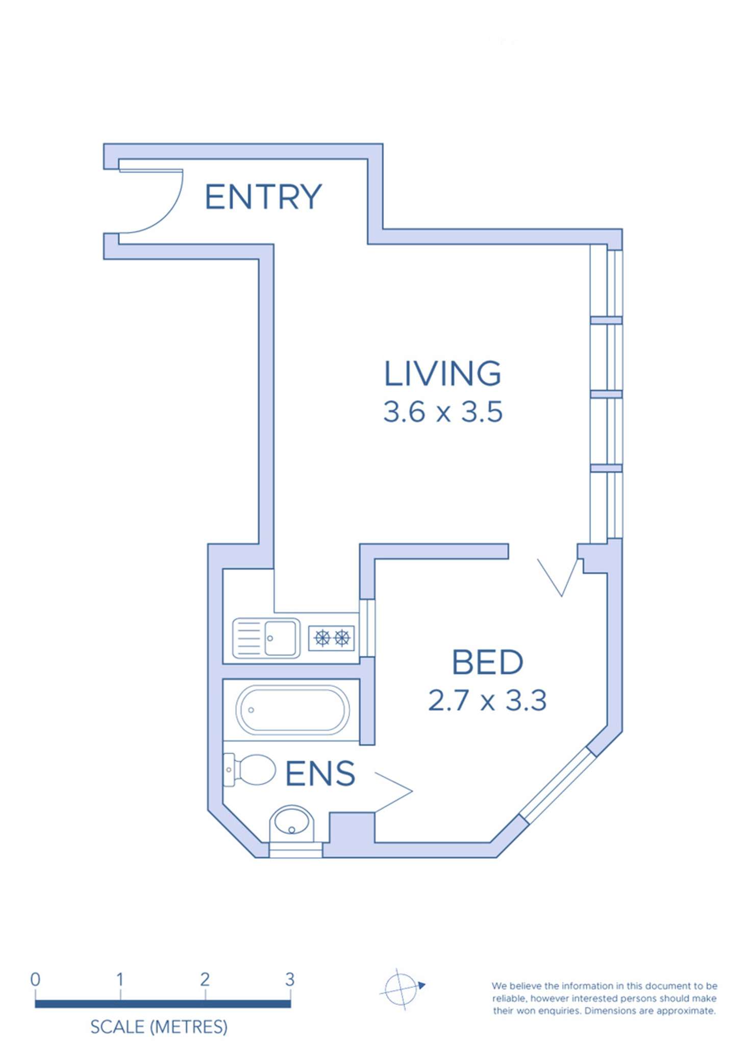 Floorplan of Homely apartment listing, 607/389 Bourke Street, Surry Hills NSW 2010