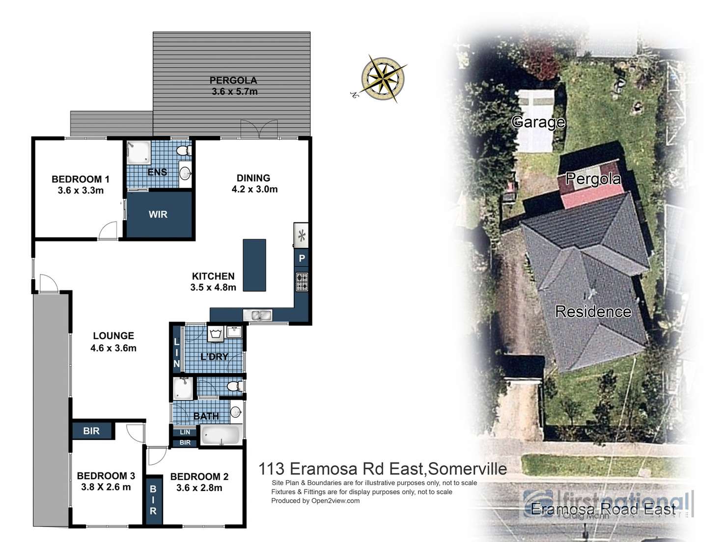 Floorplan of Homely house listing, 113 Eramosa Road East, Somerville VIC 3912