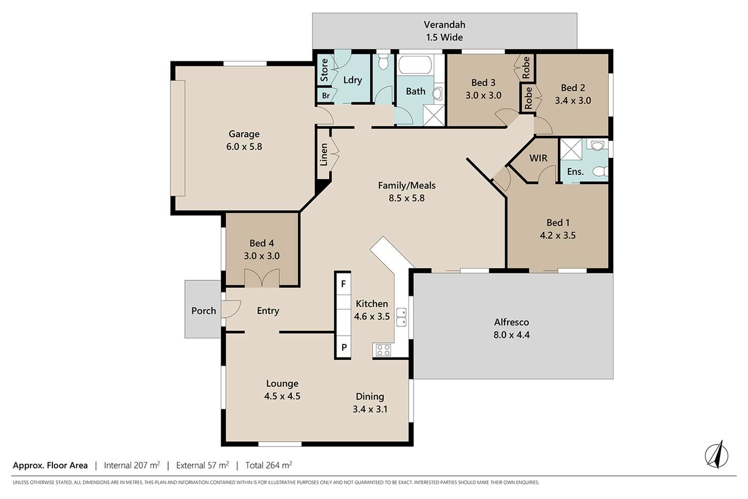 Floorplan of Homely house listing, 41 Derwent Place, Riverhills QLD 4074