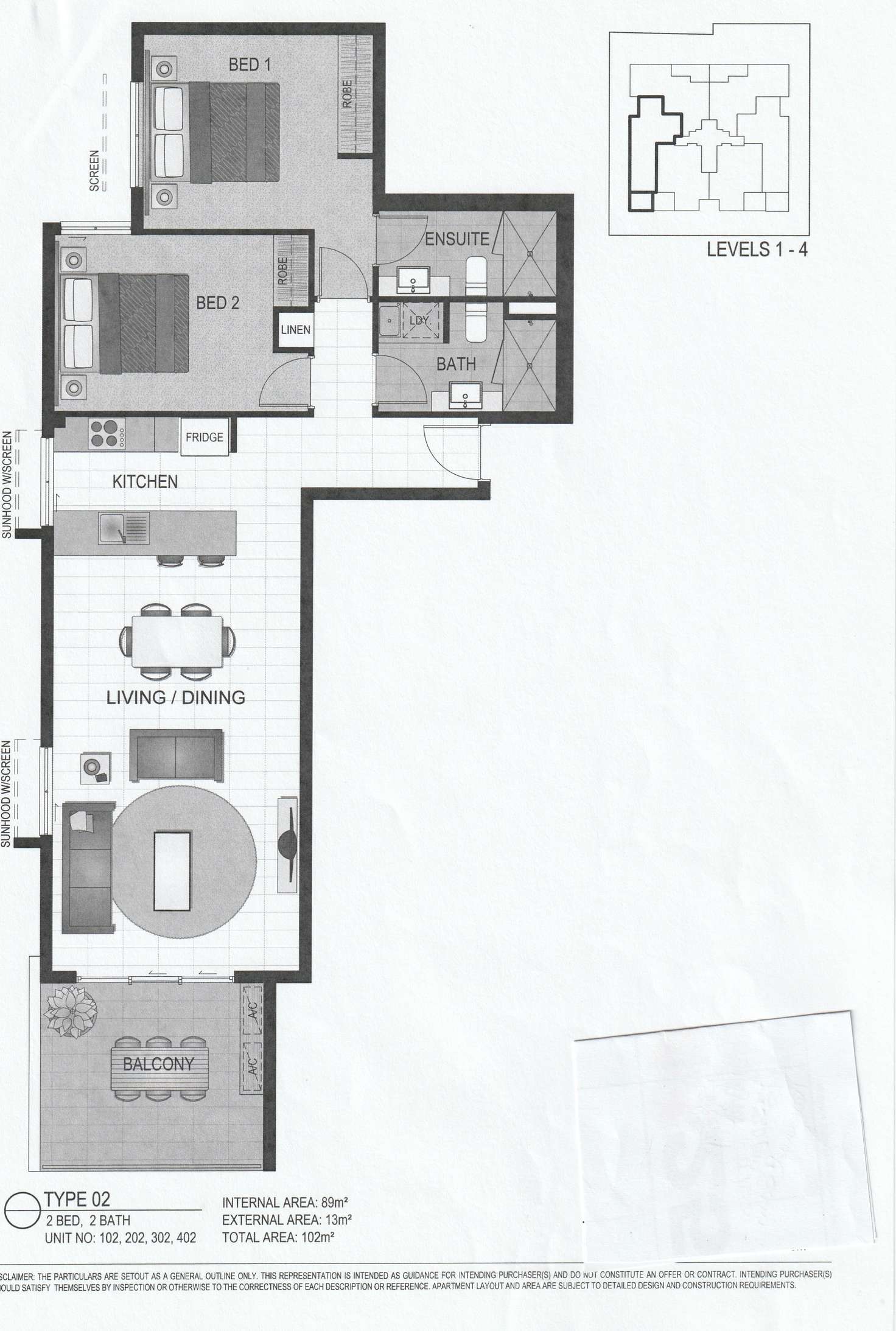 Floorplan of Homely apartment listing, 12/14 Gallway Street, Windsor QLD 4030