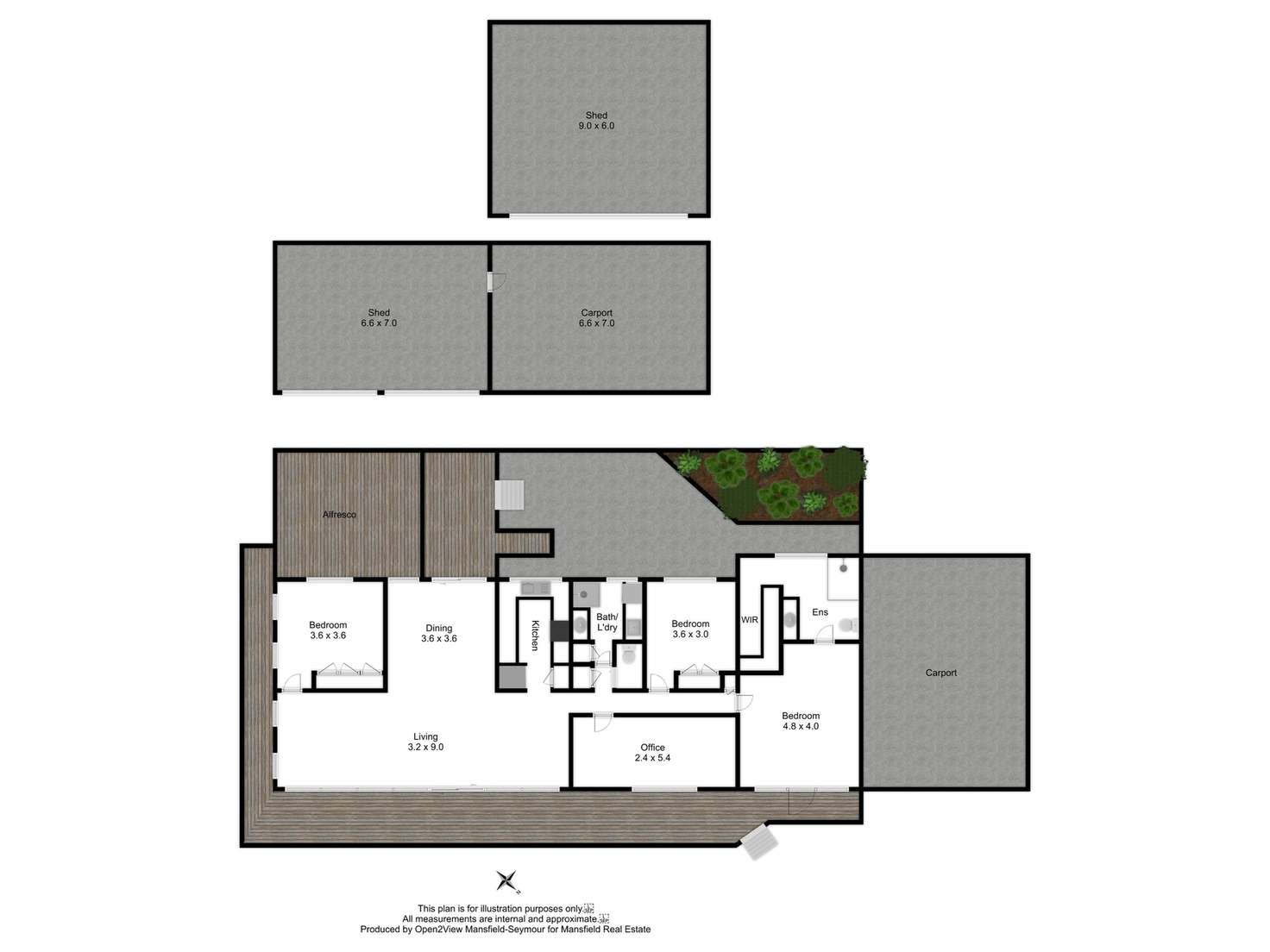 Floorplan of Homely house listing, 162 Malcolm Street, Mansfield VIC 3722