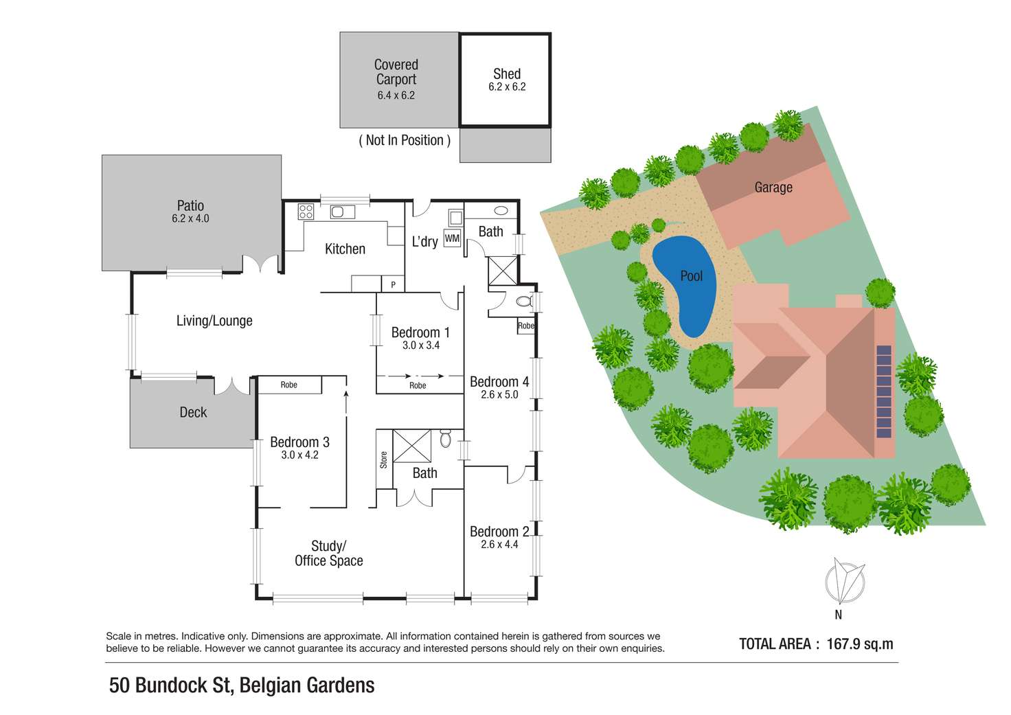 Floorplan of Homely house listing, 50 Bundock Street, Belgian Gardens QLD 4810