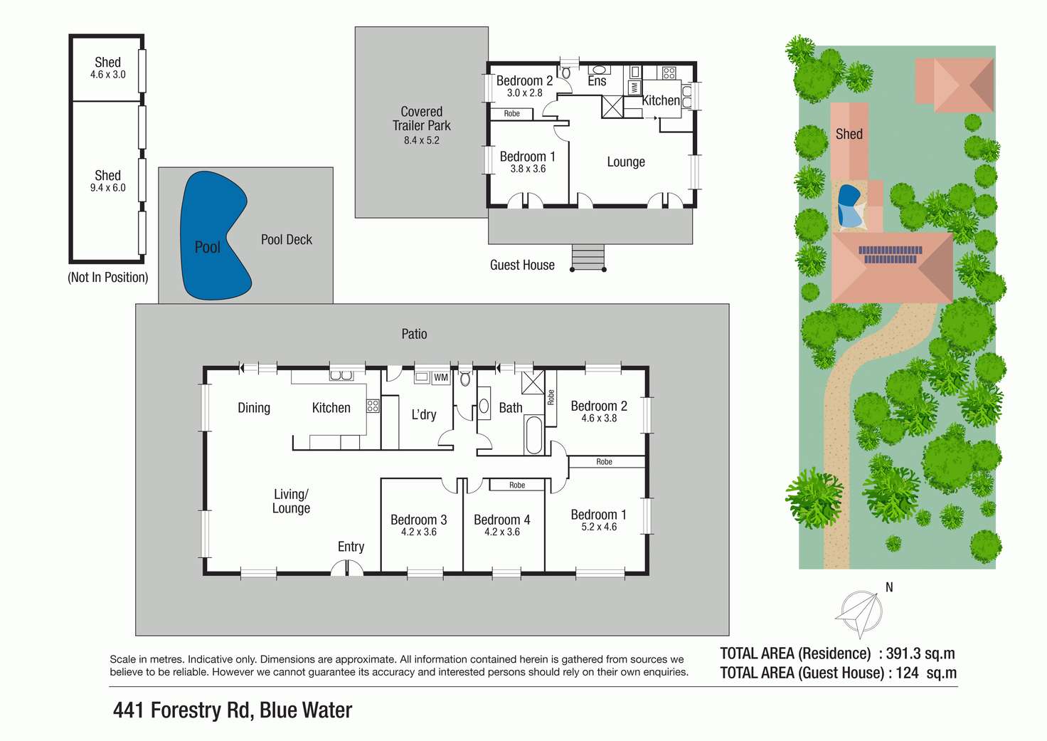 Floorplan of Homely house listing, 441 Forestry  Road, Bluewater QLD 4818