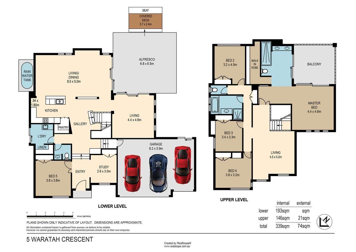 Floorplan of Homely house listing, 5 Waratah Crescent, Springfield Lakes QLD 4300