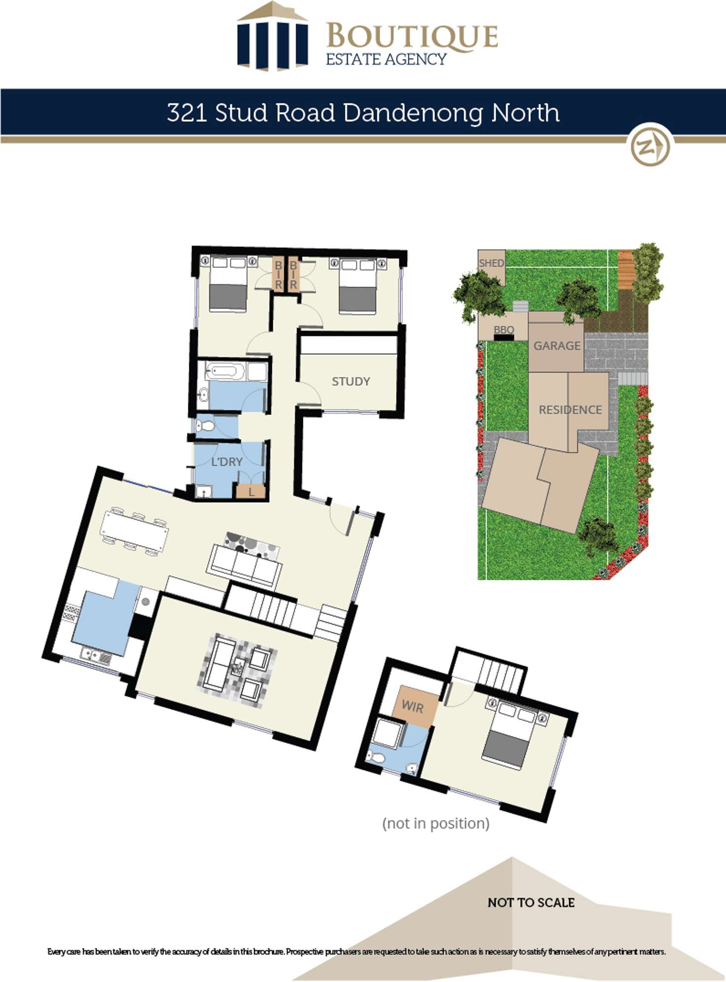 Floorplan of Homely house listing, 321 Stud Road, Dandenong North VIC 3175