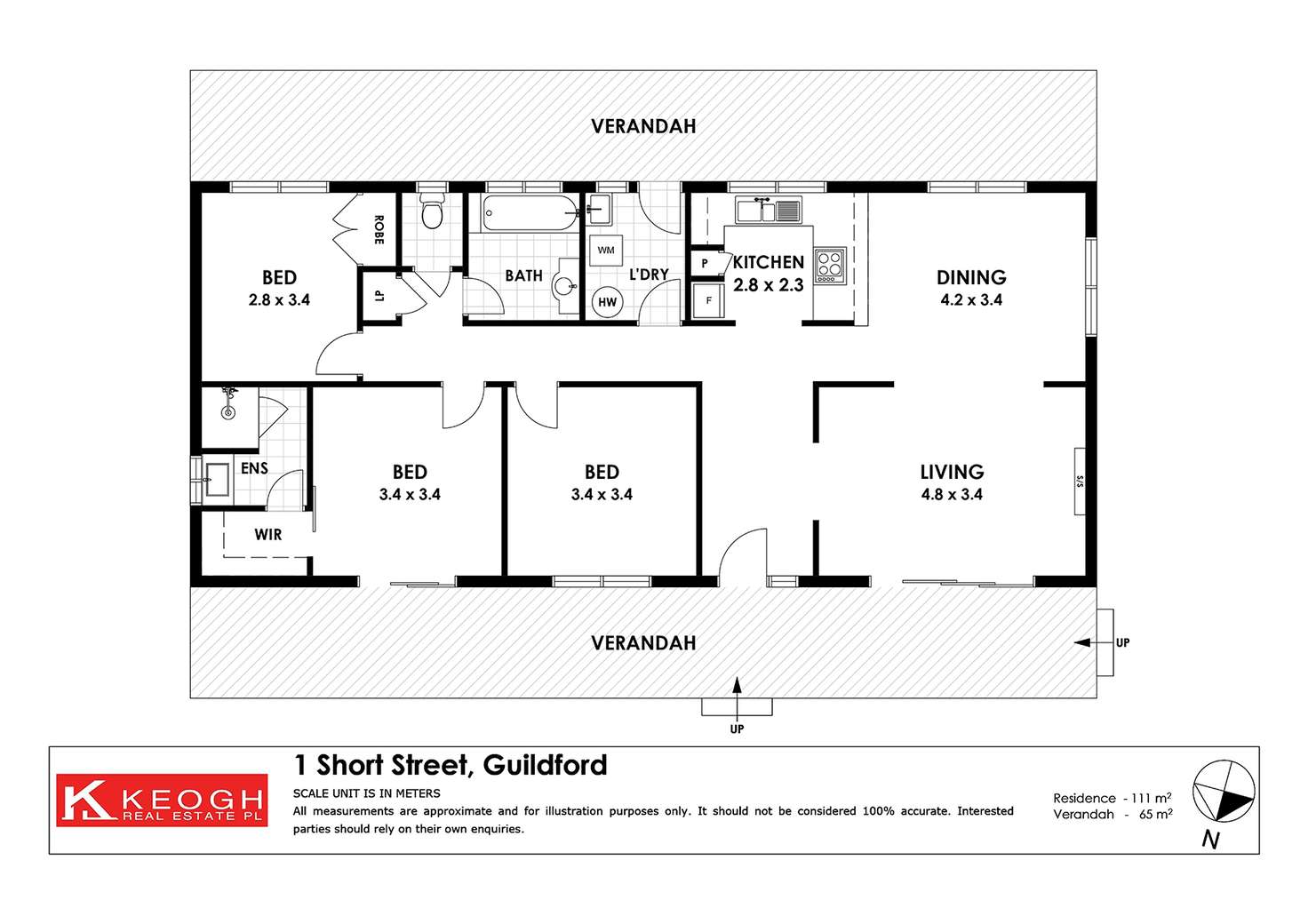 Floorplan of Homely house listing, 1 Short Street, Guildford VIC 3451