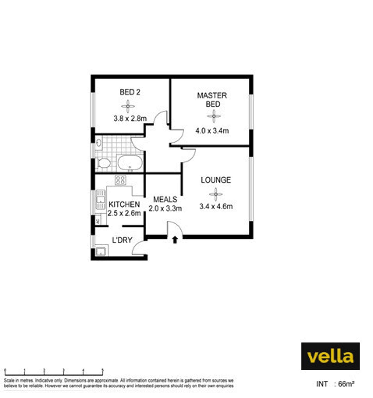 Floorplan of Homely unit listing, 6/65 Queen Street, Norwood SA 5067