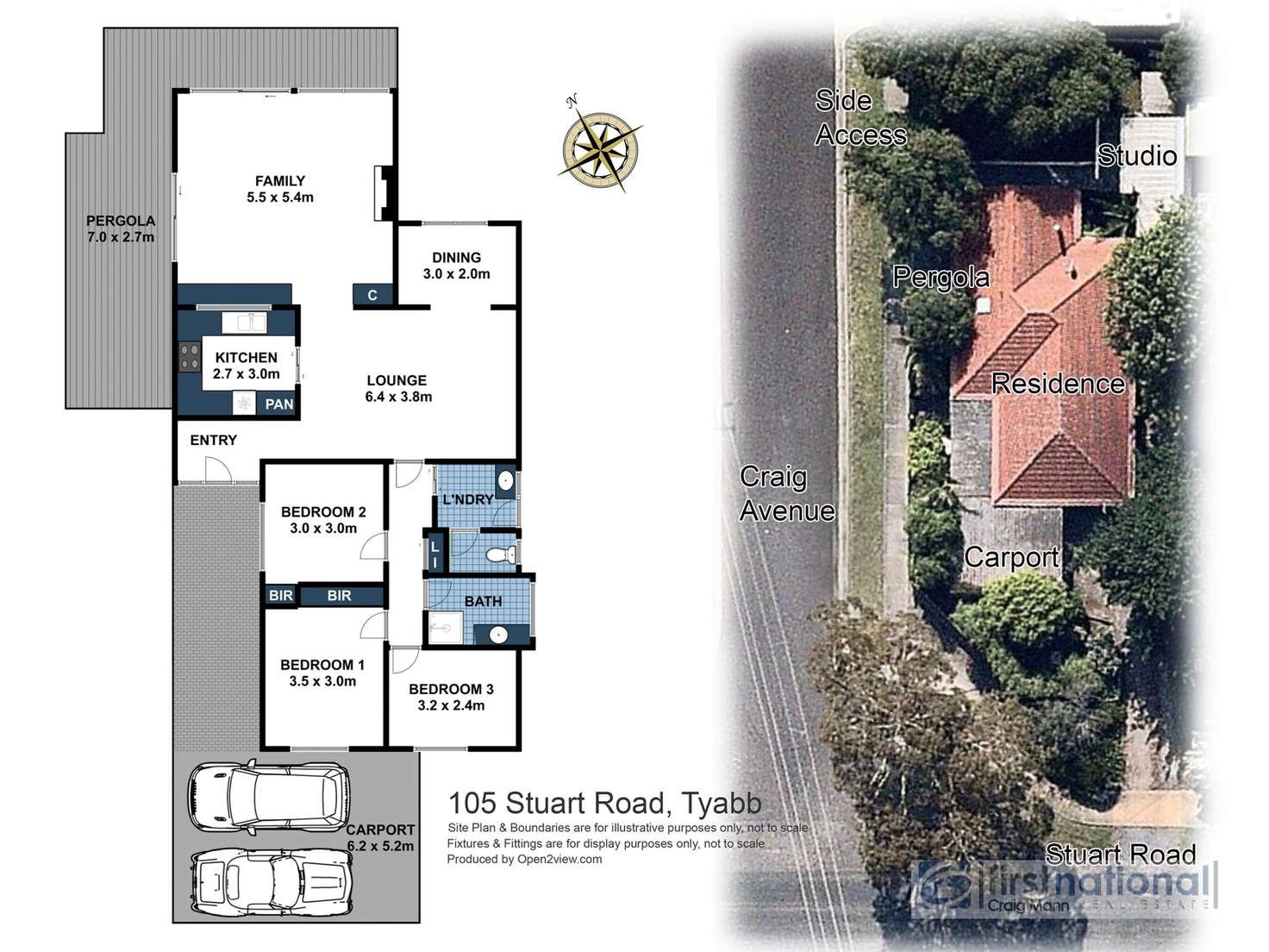 Floorplan of Homely house listing, 105 Stuart Road, Tyabb VIC 3913